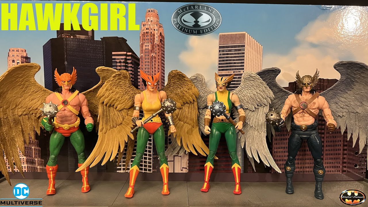 McFarlane DC Multiverse Hawkgirl PLATINUM Collectors Edition Justice League  Action Figure Review