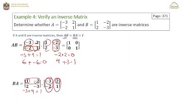 CH6 - Systems of Equations and Matrices| 6-2 Matrix Multiplication, Inverses, and Determinants(3)