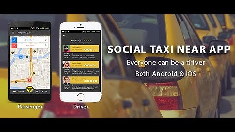 Social Taxi Near App - Android and iOS source codes for sale