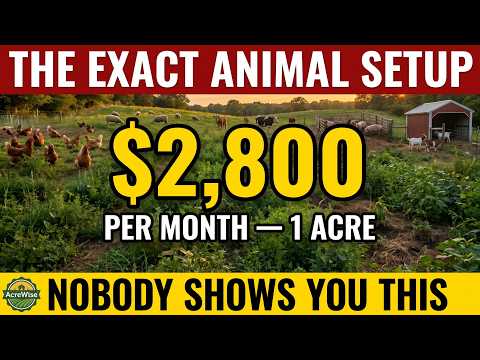 I Make $2,800 a Month From 1 Acre — Here Is the Exact Animal Setup