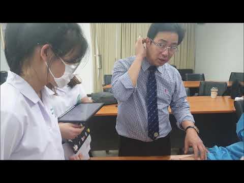 Thammasat Medical Student Knee Examination Demo. สาธิตการตรวจเข่าสำหรับนักศึกษาแพทย์ปี6ม.ธรรมศาสตร์