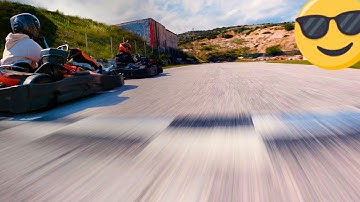 38 Seconds of Energy - Go Kart Chased by FPV Drone