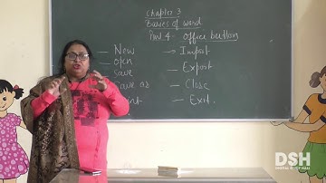 NIOS Senior Secondary  - Data Entry Operations  - Chapter 3 - Basics of Word Processing