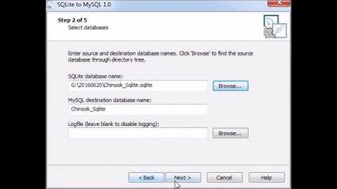 How to migrate SQLite to MySQL