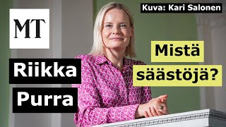 Riikka Purra | Julkisen talouden tila ja säästökohteet | MT Live 12.2.2024