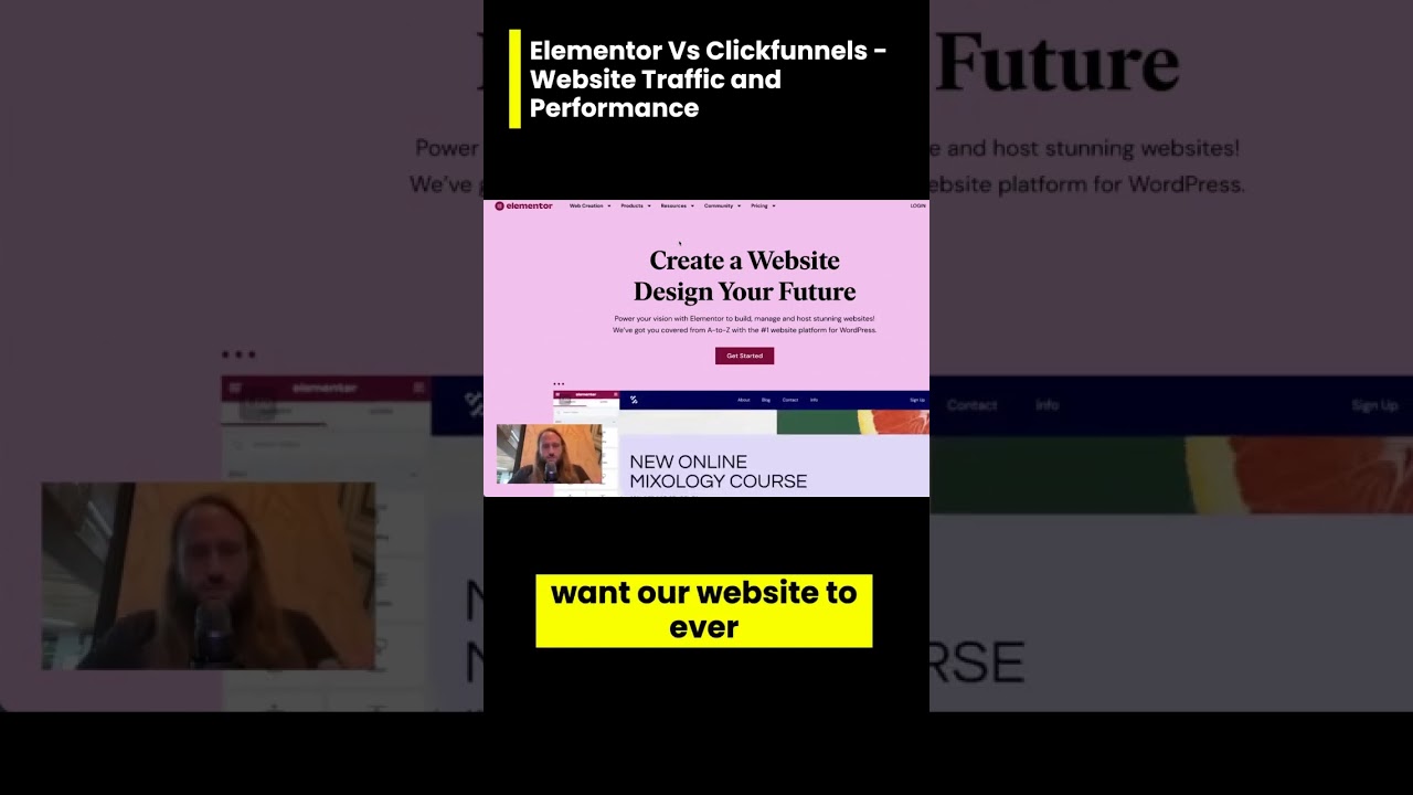 Elementor Vs Clickfunnels   Website Traffic And Performance