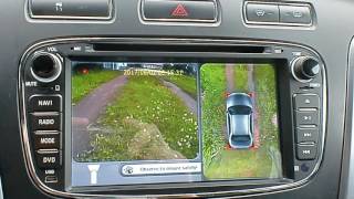 видео Система кругового обзора автомобиля