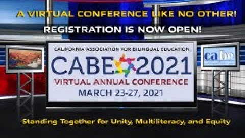 CABE 2021 Virtual Conference Promotional Video