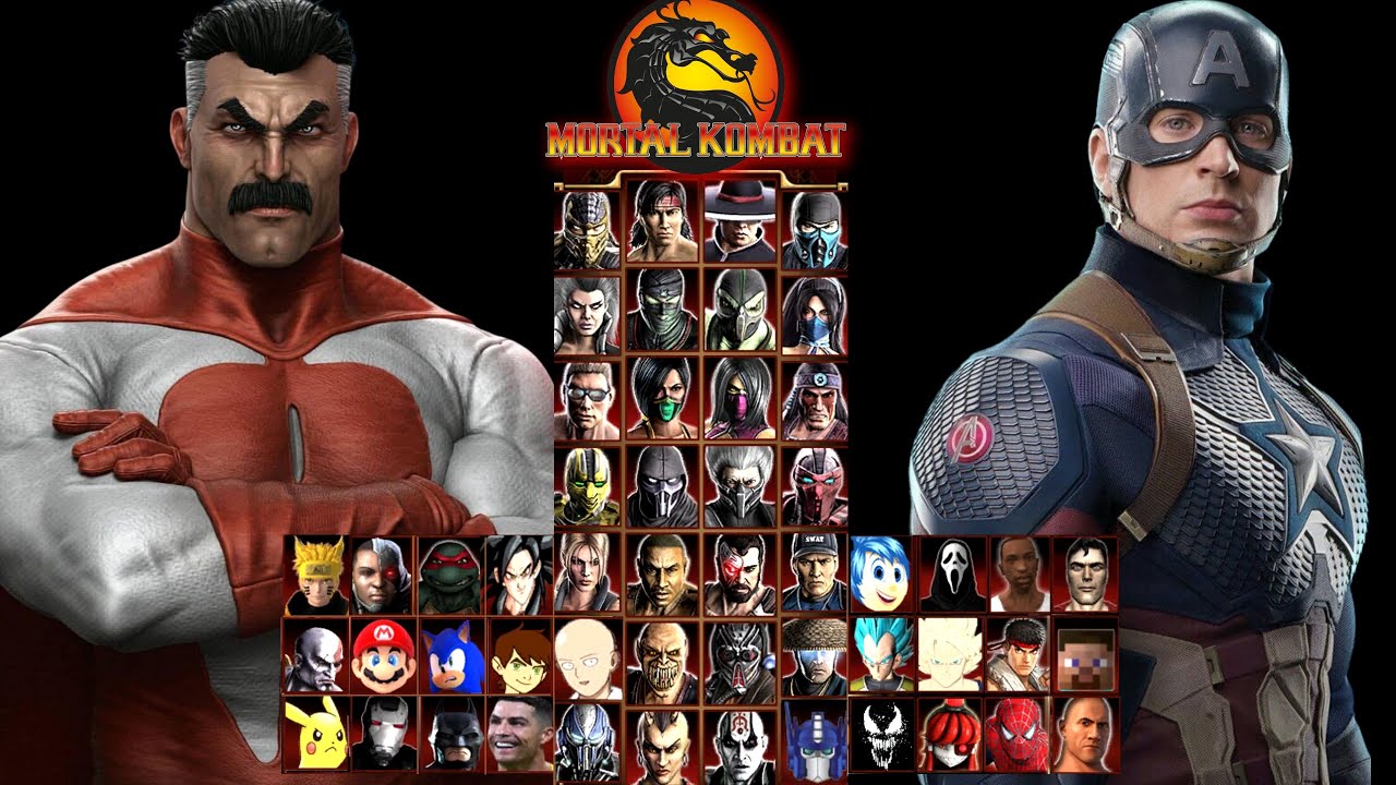 MORTAL KOMBAT 9 | CAPTAIN AMERICA & OMNI MAN | EXPERT TAG LADDER | GAMEPLAY (4K60FPS)