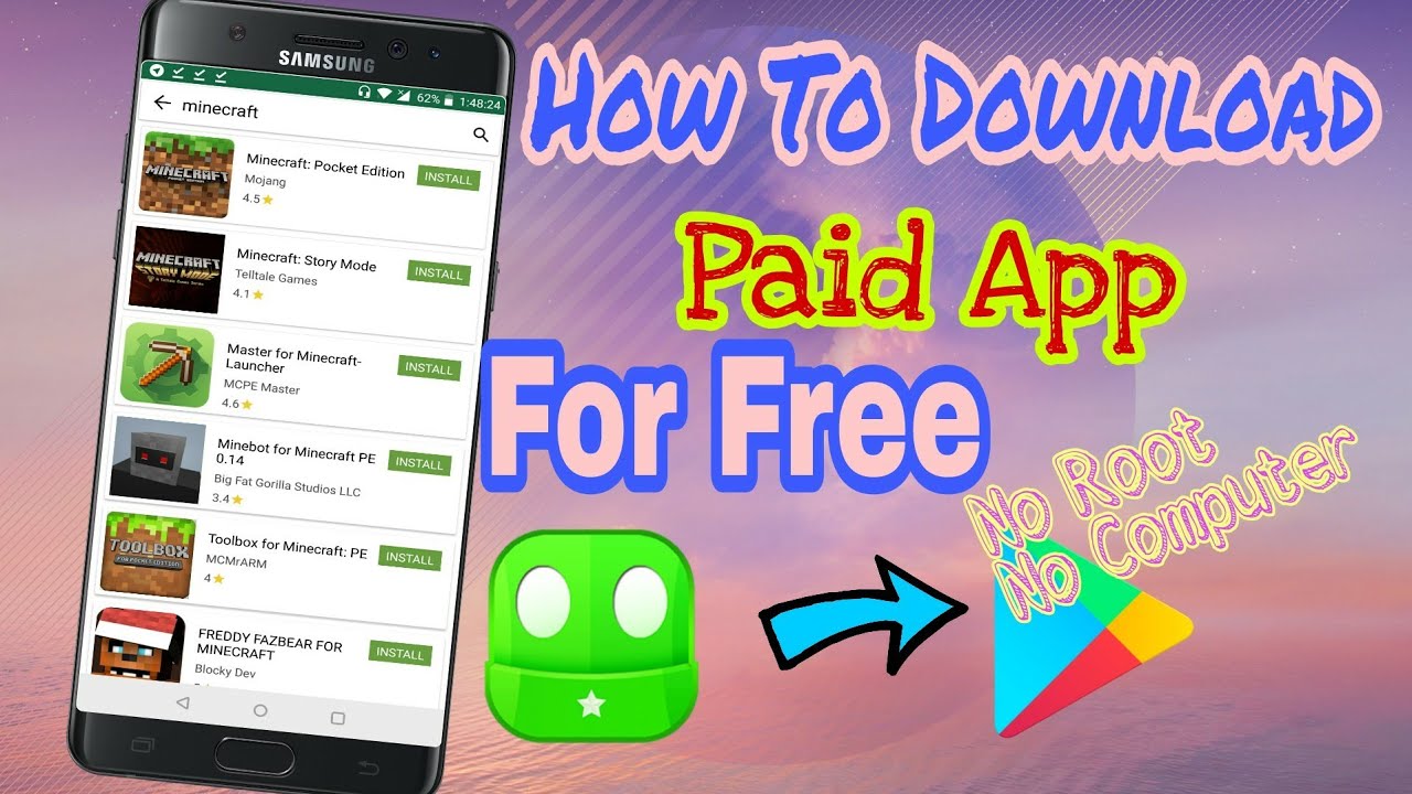 How To Download Paid App on Android FREE | No Root /Computer - YouTube