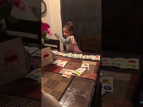 Learning ABC’s flash cards/Alana’s knows her ABC’s
