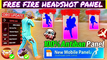 Free Fire Panel Mobile | FF Antiban Panel 🔥 OB51 | Free Fire Hack New 😈 | FF Max Injector 2025