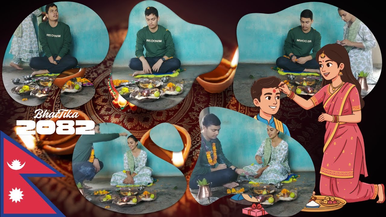 Bhai Tika 2082 | Celebrating Tihar with My Sister 💙✨