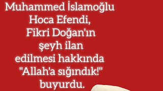 Mahmud Efendi hz'nin Fikri Doğan Hoca hakkında buyurduğu meseleleri Açıklama kısmında bulabilirsiniz Resimi