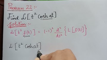 problem 21 and 22 || problems using theorems under laplace transforms
