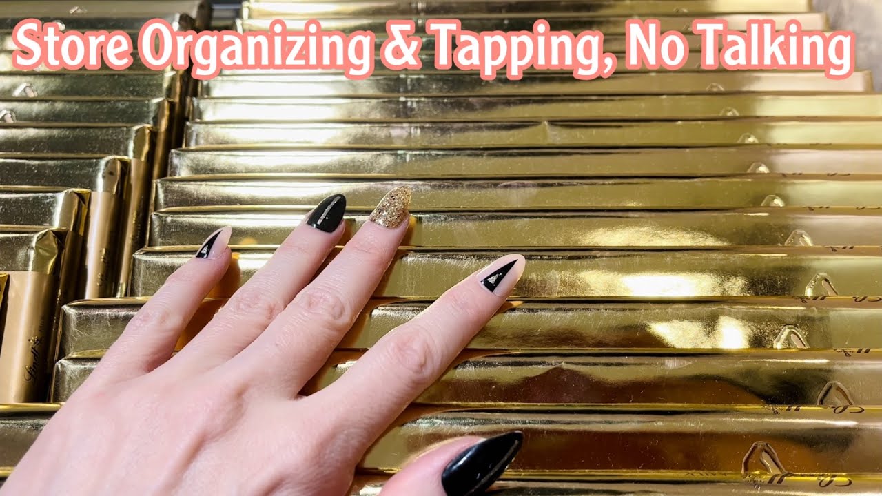 ASMR * Duty Free Shop Tap-through! * Organizing & Tapping * No Talking * ASMRVilla