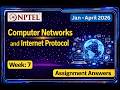 NPTEL Computer Networks and Internet Protocol Week 7 Assignment 2026 | Answers