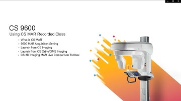 CS 9600: Using CS MAR Recorded Class