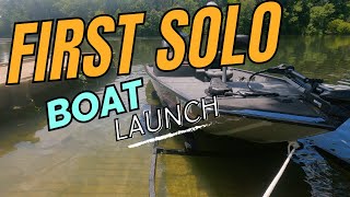 Bass Tracker Classic XL  First Solo Boat Launch with Largemouth and Smallmouth Catches