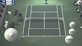 Stickman Tennis 2015 (by Djinnworks GmbH) - free offline sports game for Android and iOS - gameplay. screenshot 4