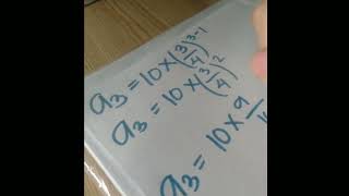 Performance task in Math (Word Solving Using Geometric Sequence)