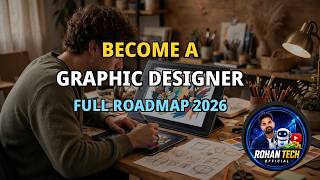 How to Become a Graphic Designer in 2026 🎨 | Complete Roadmap (Free Tools + First Client)