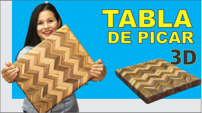 TABLA DE PICAR FÁCIL DE HACER PASO A PASO 