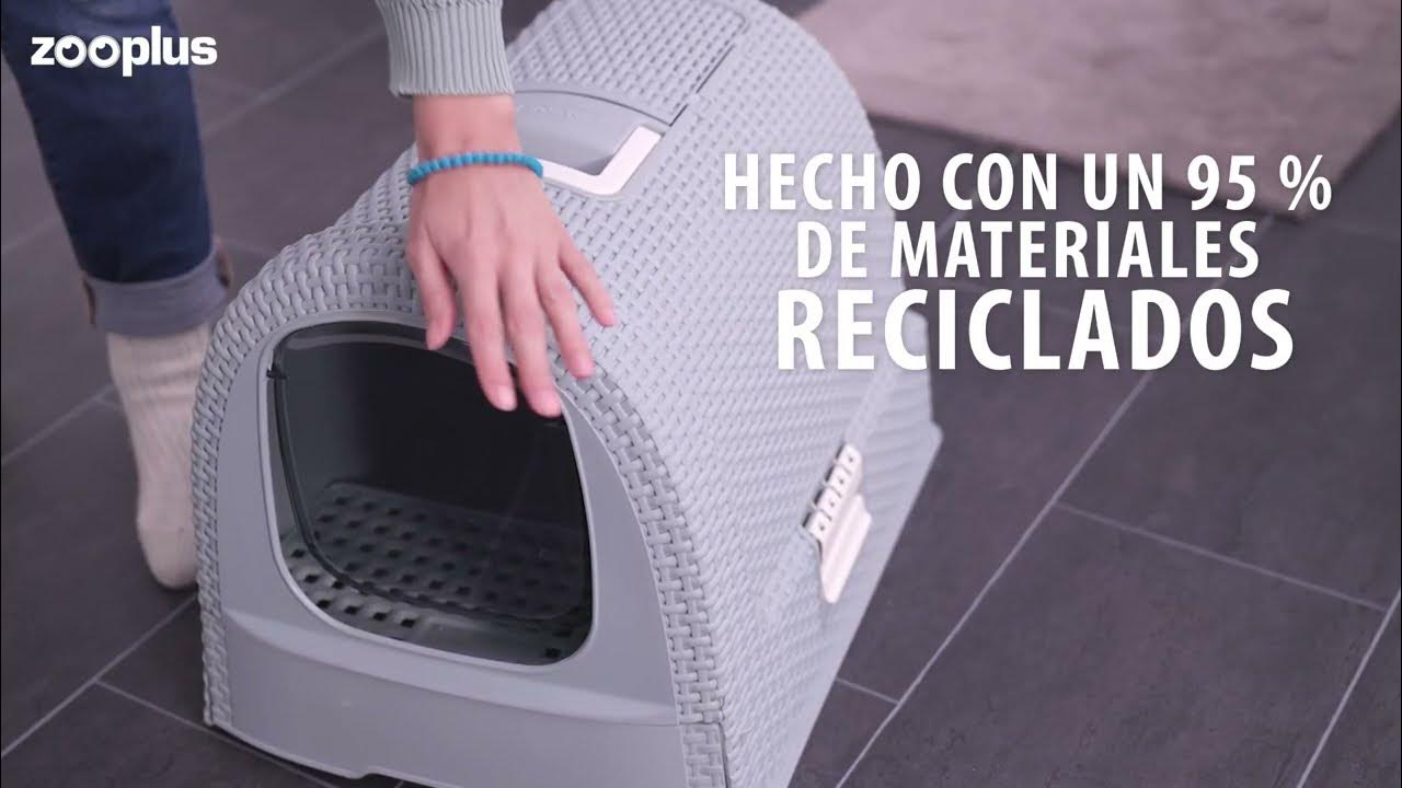 Arenero cubierto EcoFriendly Curver para gatos YouTube