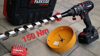 The most powerful hobby drill in the world. 150 Nm beast Parkside Performance PPBSA 20Li A1.
