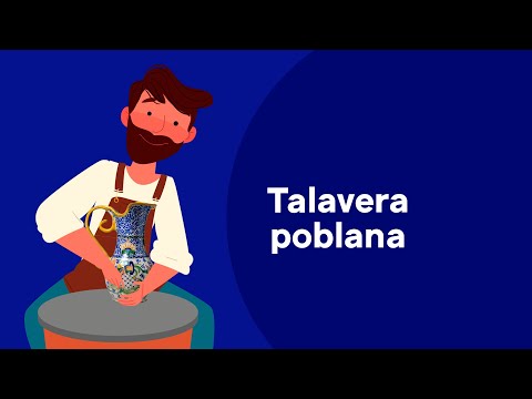 Video: Talavera Poblana Pottery mula sa Puebla, Mexico