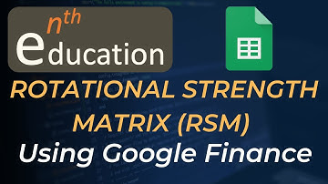 Create Rotational Strength Matrix (NSE Indices) | Google Finance | Google Sheets Tutorial