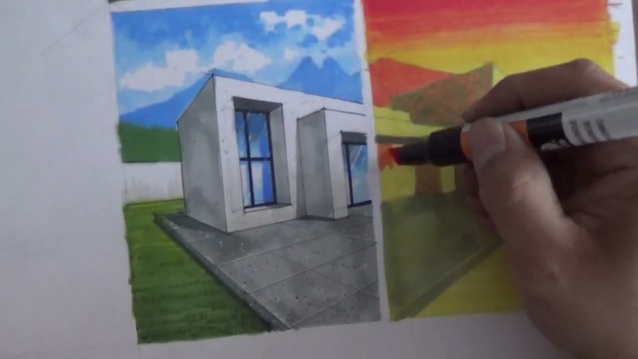 ESCENA VESPERTINA con chartpak