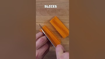 Cutting Carrots Correctly - Large Dice #shorts #cooking #knifeskills
