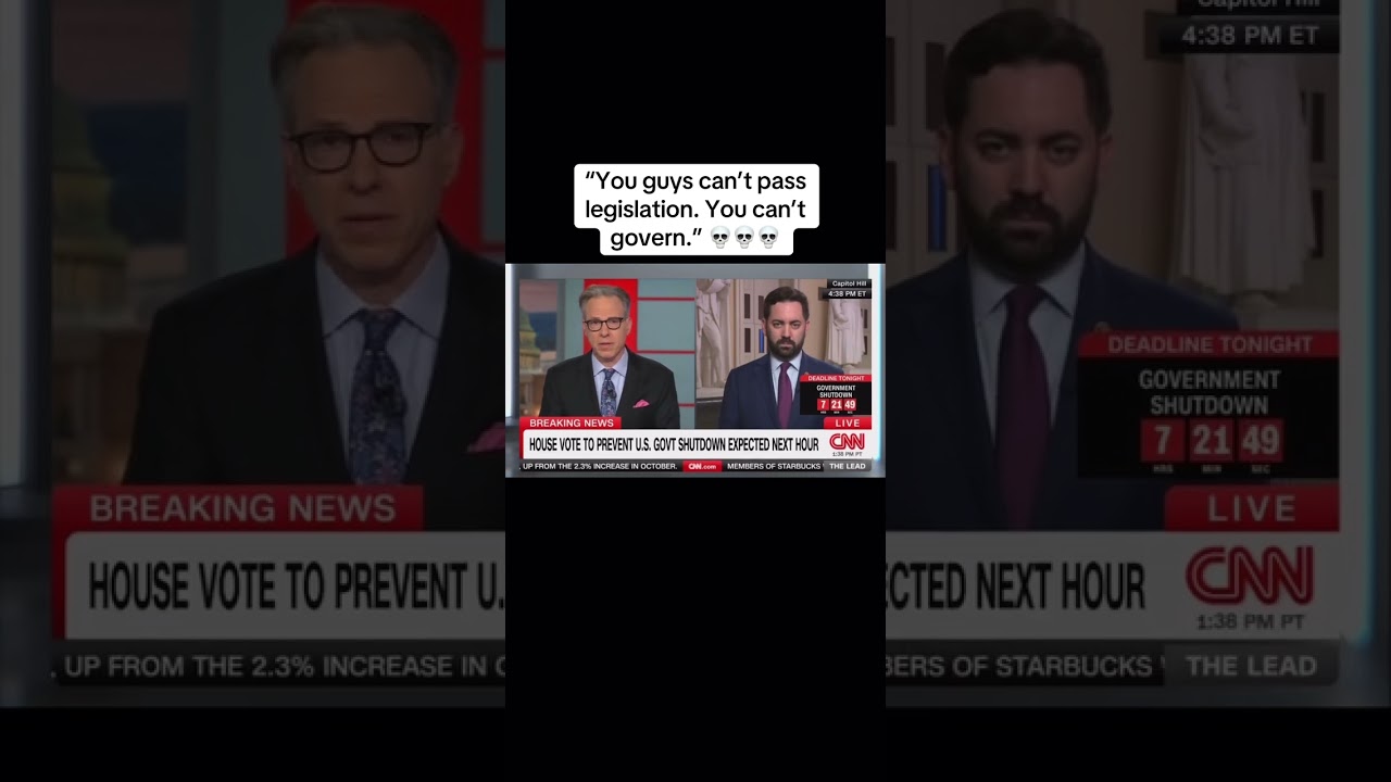 “You guys can’t govern!”