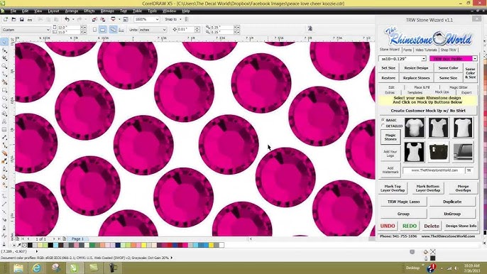 TRW Stone Wizard Rhinestone Software for Corel Draw Ver 1.1 Upgrades (FREE Design) - YouTube trw-stone-wizard-rhinestone-software-for-corel-draw-ver-1-1-upgrades-free-design-youtube