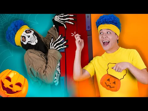 Trick Or Treat Halloween Story | D Billions Kids Songs