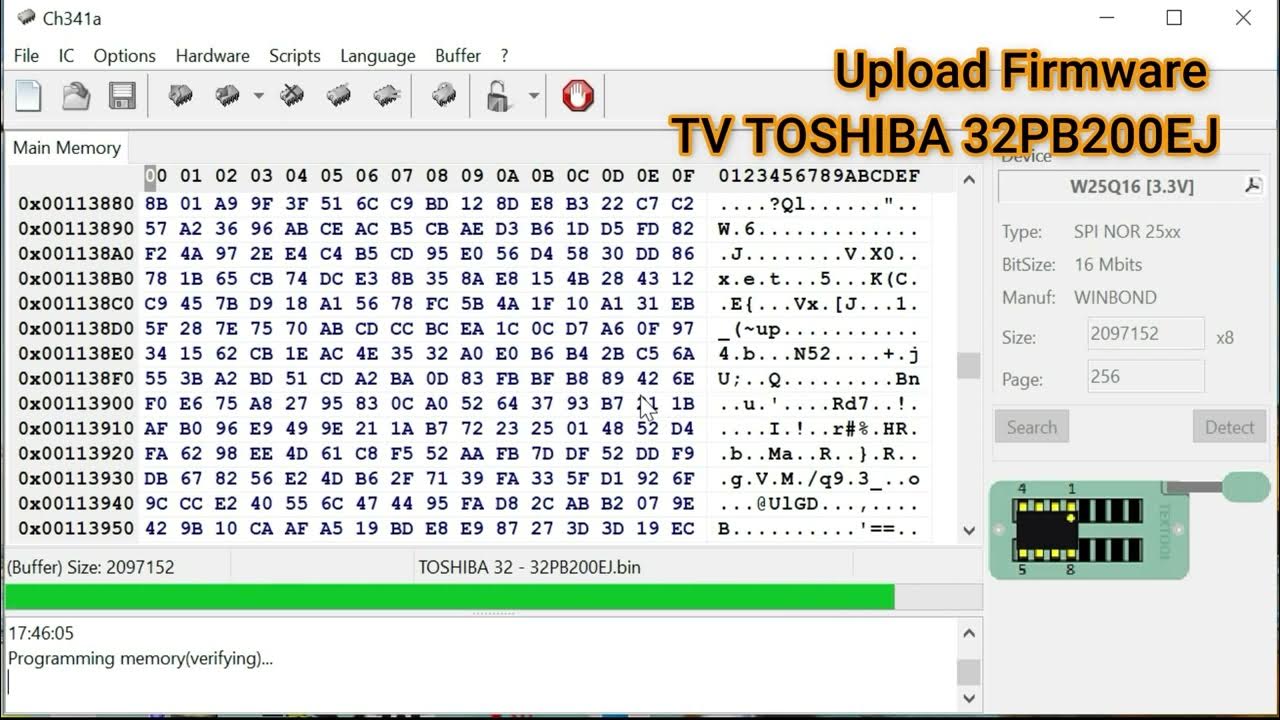 Upload Firmware TV Toshiba 32PB200EJ YouTube