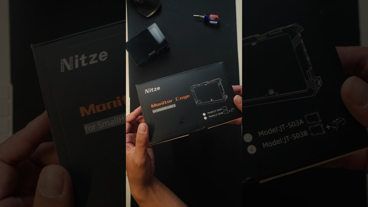 MUST HAVE FOR SMALLHD CINE 5! This Nitze Monitor is great for multiple mounting points! 