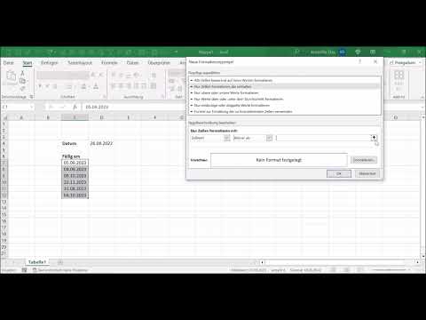 Excel Rot wenn
