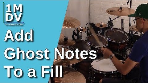 1MDV - The 1-Minute Drum Video #66 : Add Ghost Notes to a Fill