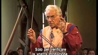 Prove d'Orchestra. Direttore Leonard Bernstein, La Sagra della Primavera  Igor Stravinsky