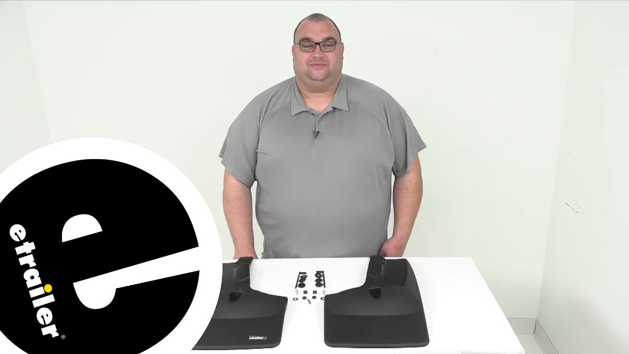 etrailer | Review of WeatherTech Mud Flaps - Custom Fit Rear Set - WT36KP