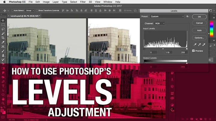 How to use Photoshop's Levels adjustment