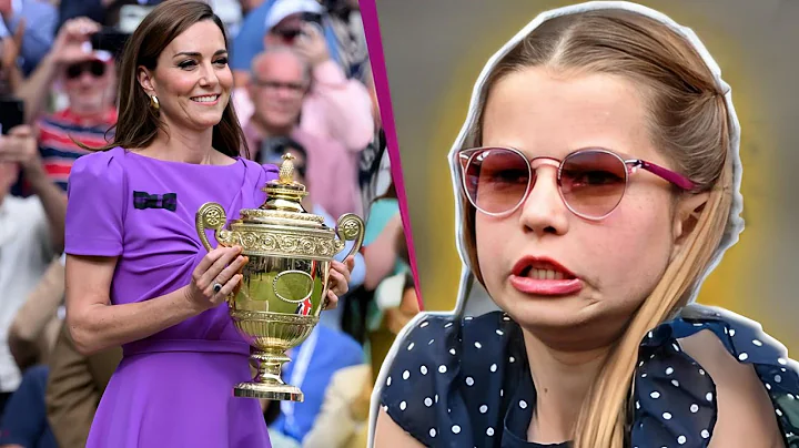 Princess Charlotte Reaction to Princess Kate Middleton's Standing Ovation at Wimbledon.