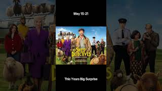 This years big surprise, The Sheep Detectives, will be playing May 15-21!! 🍿🍿🍿