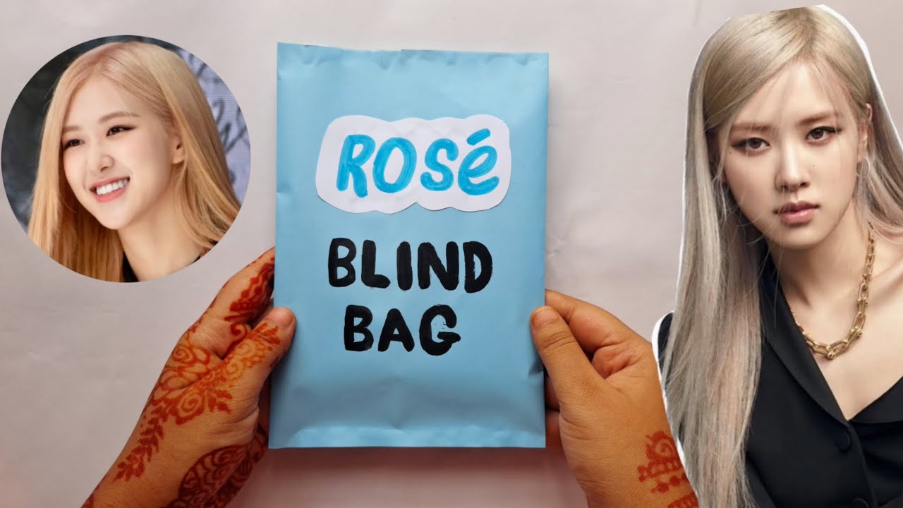 BLACKPINK ROSE Bling Bag 💙💙 - YouTube