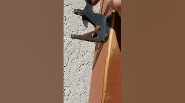Basic training - Tips on securing back yard gate latches