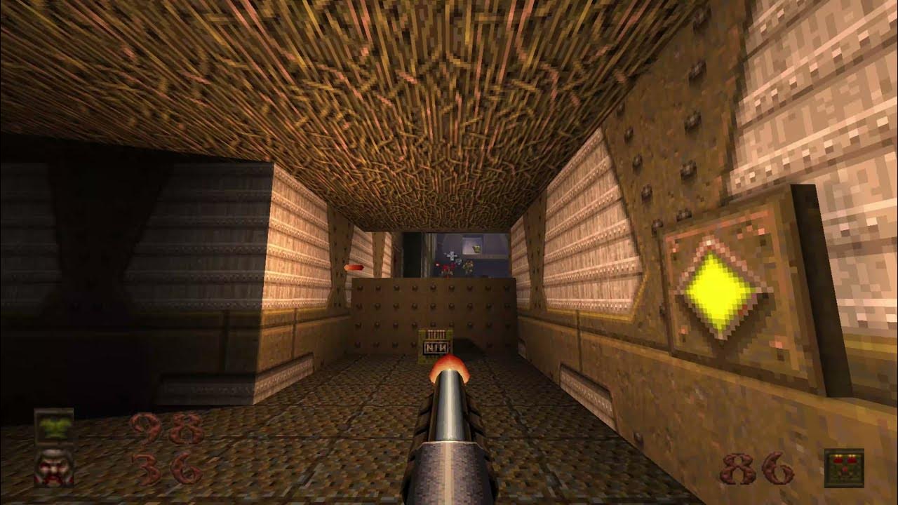 Quake (2021) E3M1 Termination Central (Nightmare, 100 Secrets