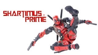 Revoltech Deadpool 6 Inch Amazing Yamaguchi Figure Complex Marvel Import Comic Figure Review