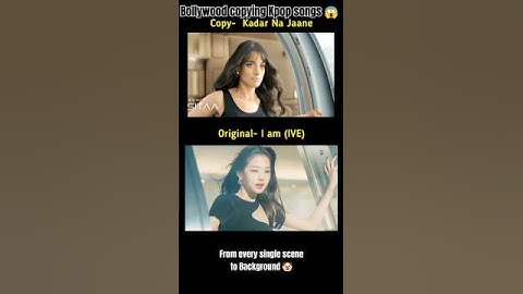 Bollywood song copying Kpop Song again!!🤡 #blackpink #bts  #ive #everglow #kpop #shorts